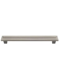 Trocadero Drawer Pull - 6 11/16 inch Center-to-Center in Antique Pewter.